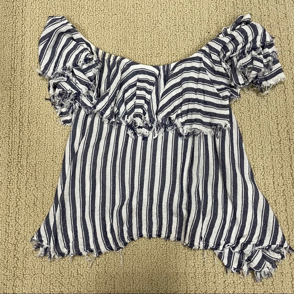 Blue Life small off the shoulder top - Picture 3 of 4